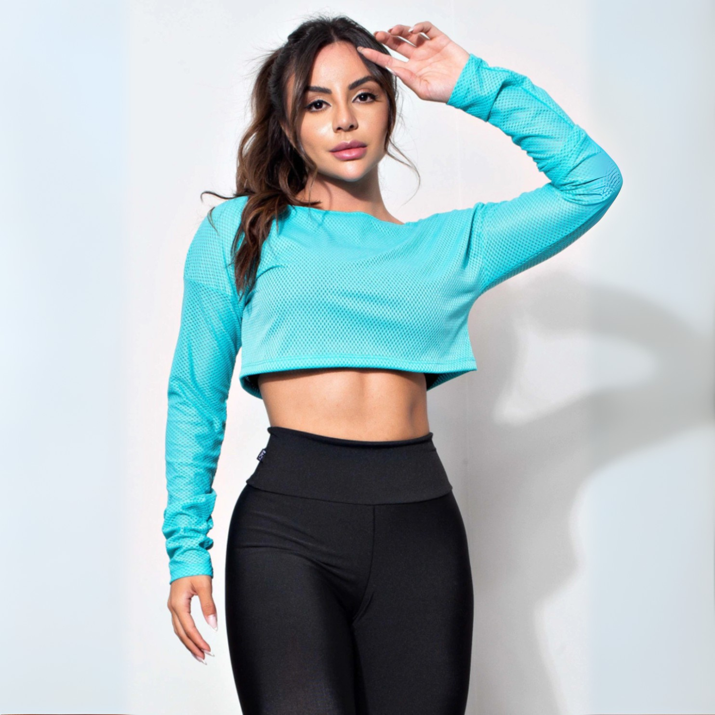 Cropped Infinity Fit Manga Longa