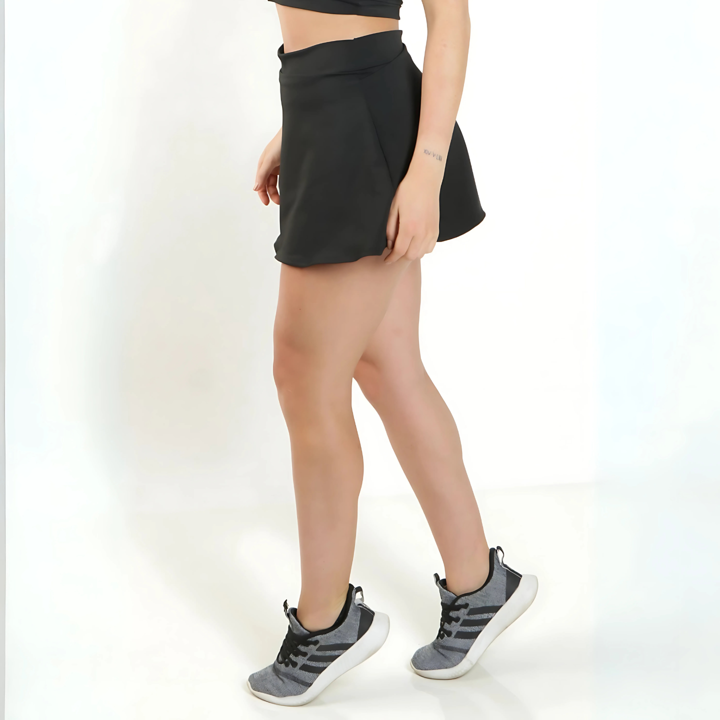 Short Saia Black Ace Tennis Skirt