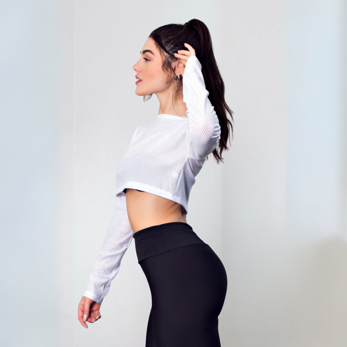 Cropped Energy Feminino Manga Longa