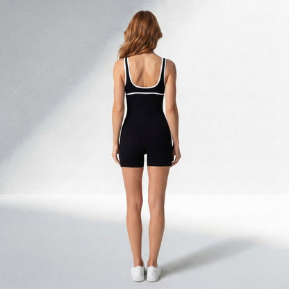 Macacão Fitness Feminino Camisole Sem Costura Costas Abertas Conforto Sensorial Yoga e Pilates Poliamida | Ativa Wear