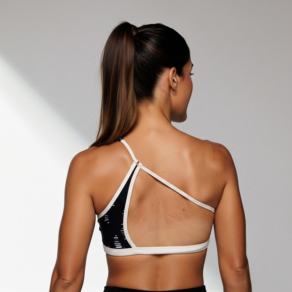 Top fitness feminino cós largo acabamento liso Flow, foto 4 – Ativa Wear