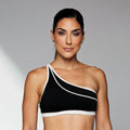 Top fitness feminino cós largo acabamento liso Flow – Ativa Wear