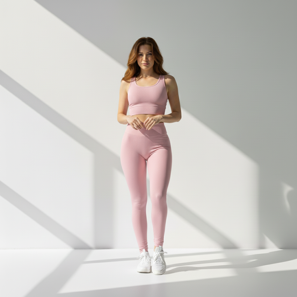 Legging Fitness Feminina Cós Alto Zero Transparência Flexível Movimento Livre Treino Poliamida | Ativa Wear