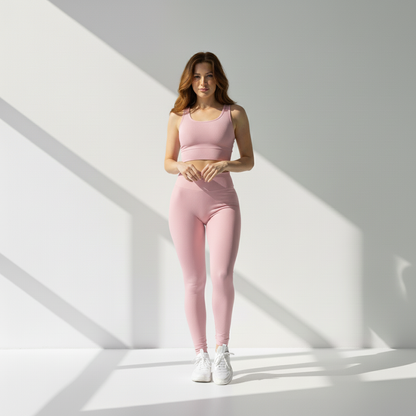 Legging Fitness Feminina Cós Alto Zero Transparência Flexível Movimento Livre Treino Poliamida | Ativa Wear