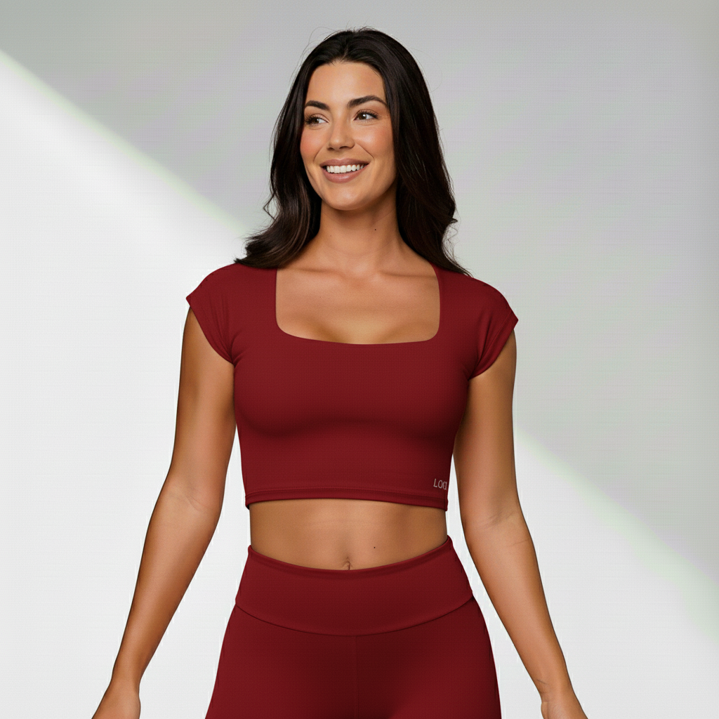 Top fitness feminino alta sustentação para alto impacto Impact na cor Vermelho – Ativa Wear