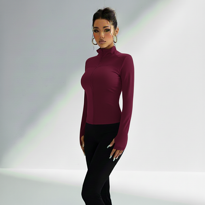Jaqueta Fitness Feminina Corta Vento Leve Multicolorida Proteção Frio Corrida Outdoor Poliéster | Ativa Wear