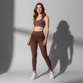 Conjunto fitness feminino Fuse sem costura - Ativa Wear