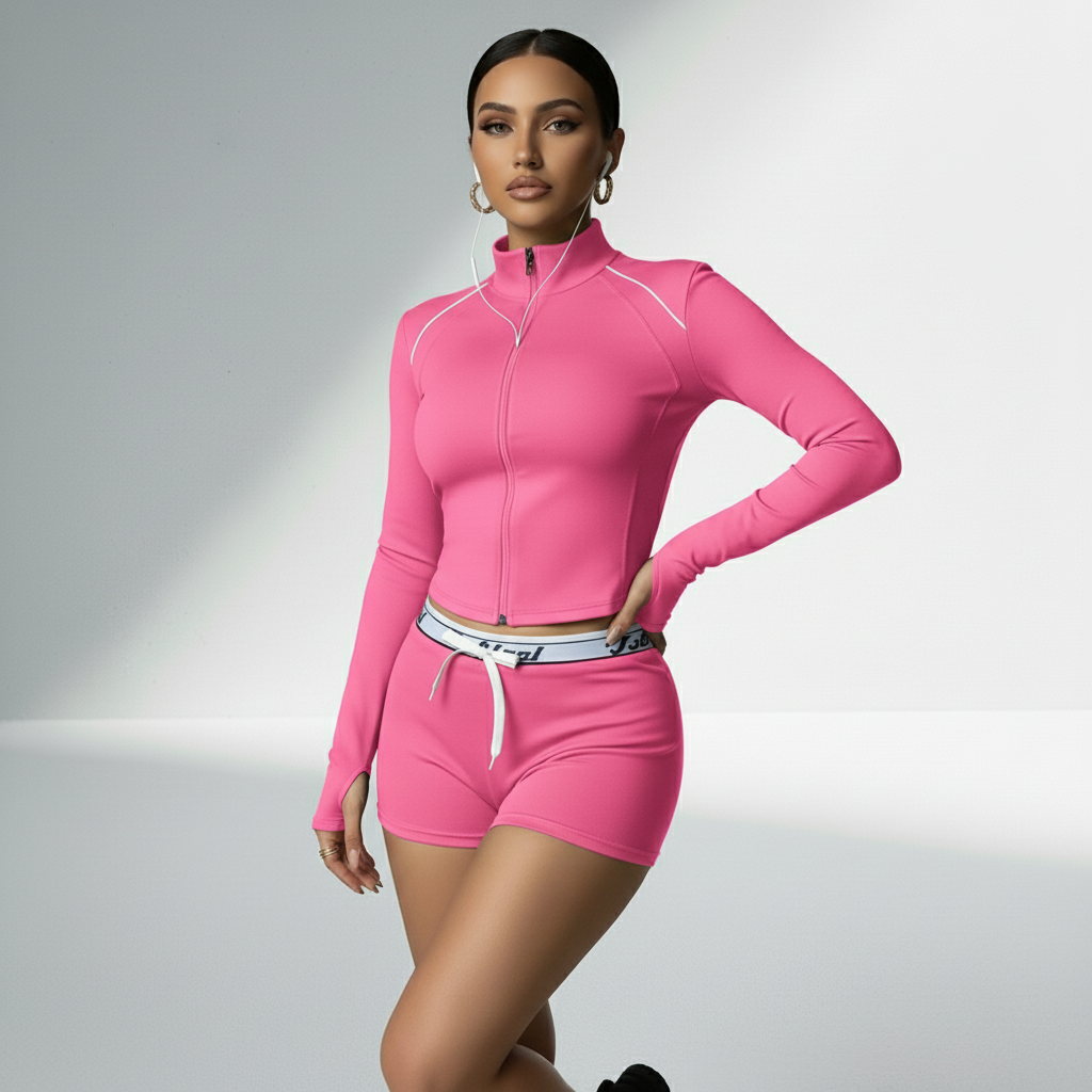 Jaqueta academia feminina compressão pós-treino Recharge - Ativa Wear