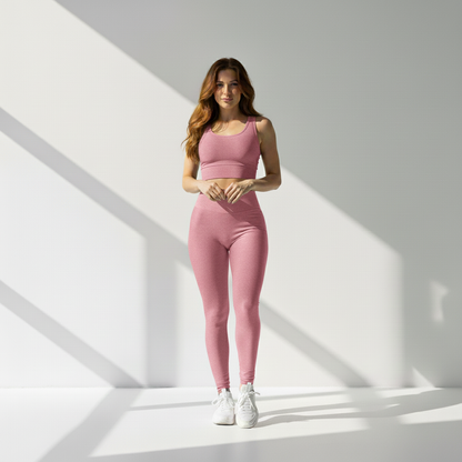 Legging Fitness Feminina Cós Alto Zero Transparência Flexível Movimento Livre Treino Poliamida | Ativa Wear