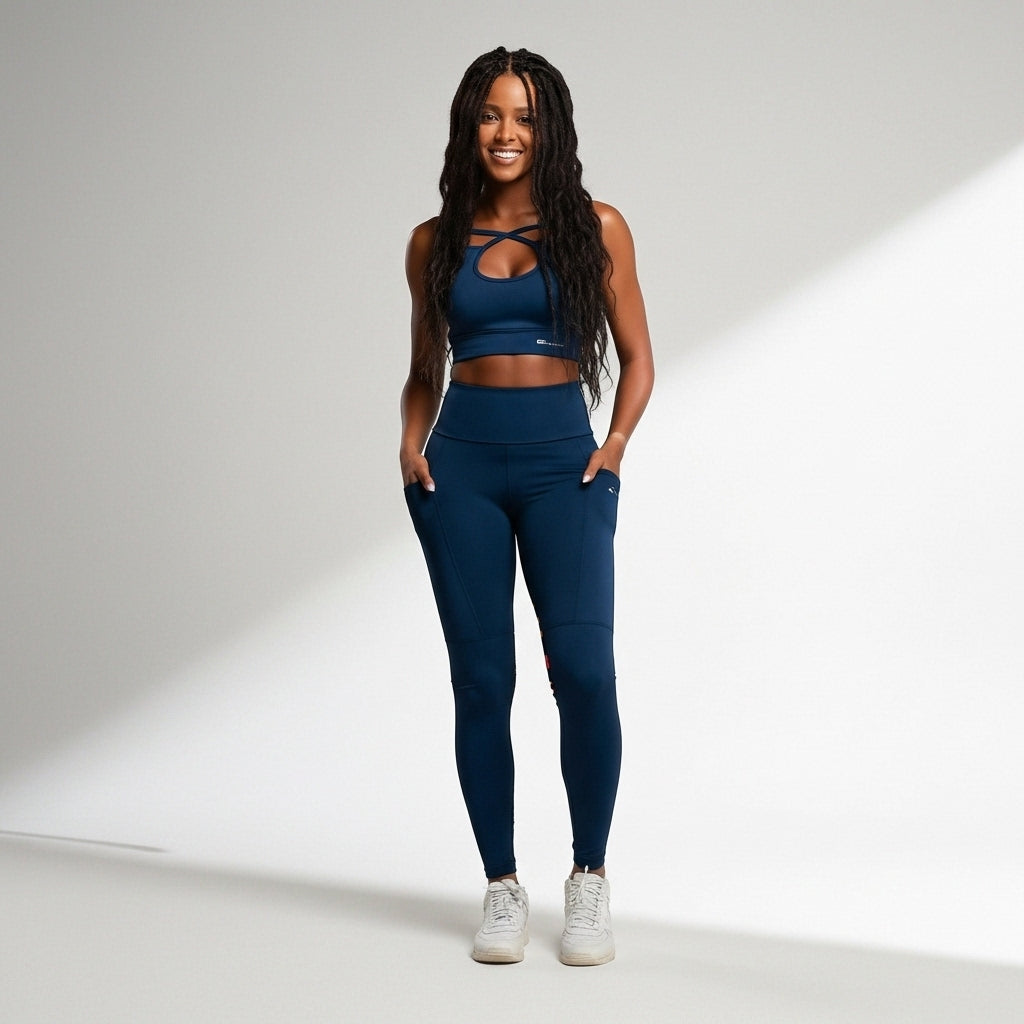 Legging fitness feminina alta compressão Pulse – Ativa Wear