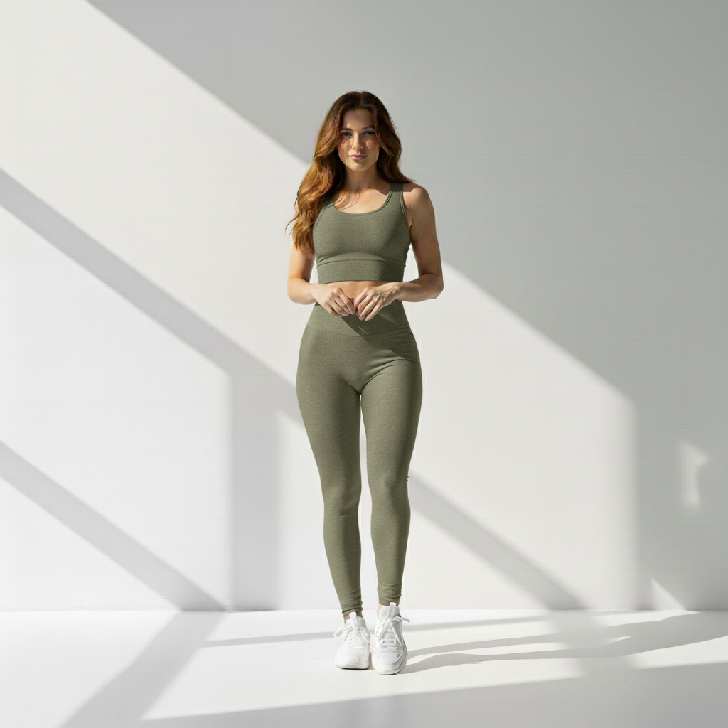 Legging Fitness Feminina Cós Alto Zero Transparência Flexível Movimento Livre Treino Poliamida | Ativa Wear