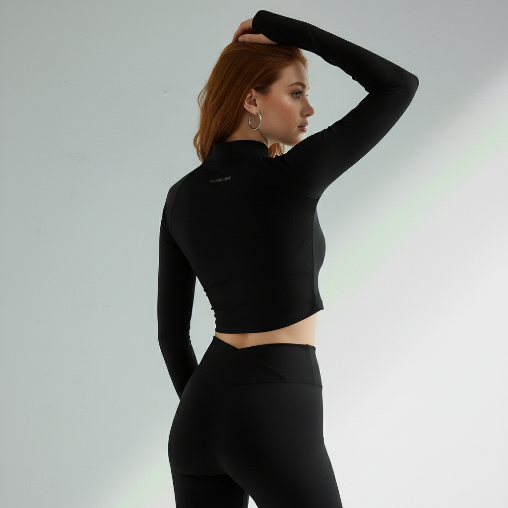 Jaqueta academia feminina cropped Muse - Ativa Wear