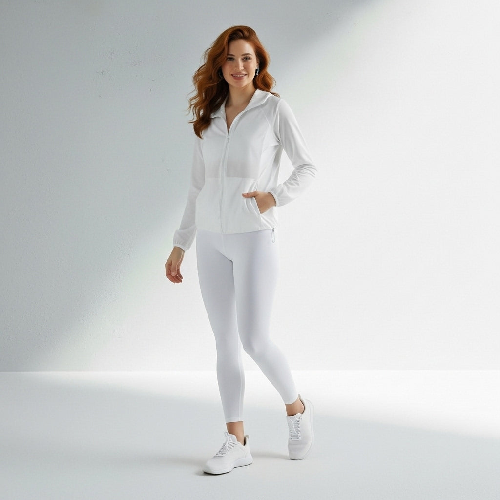 Jaqueta academia feminina em poliamida Luxe - Ativa Wear