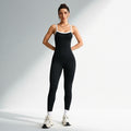 Macacão fitness feminino sem costura costas vazadas Unity - Ativa Wear