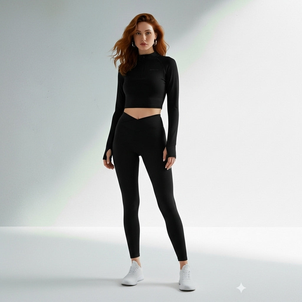 Jaqueta academia feminina cropped Muse - Ativa Wear