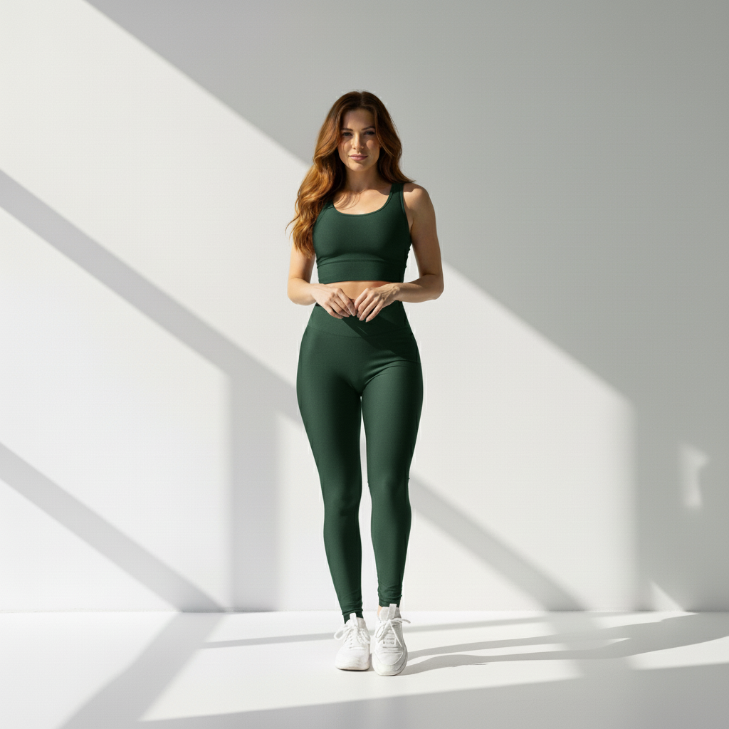 Legging Fitness Feminina Cós Alto Zero Transparência Flexível Movimento Livre Treino Poliamida | Ativa Wear