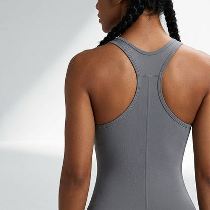 Macacão Fitness Feminino Sem Costura Alta Compressão Silhueta Esculpida Musculação Poliamida | Ativa Wear