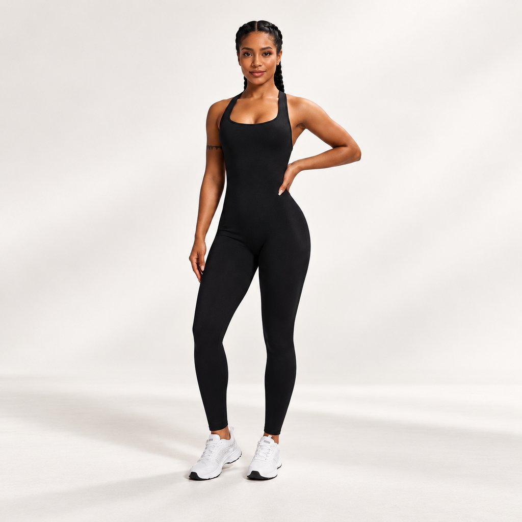 Macacão fitness feminino sem costura Powerista – Ativa Wear